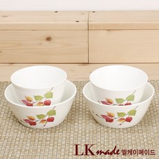 LKmade 閃亮骨瓷碗套組, 4個
