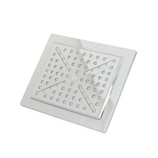 Barowa向日葵方形鍍鉻淋浴噴頭, 銀色, 1個