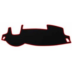 豪華 Regal 儀錶板避光墊 無喇叭孔, 黑色 + 紅色滾邊, 現代 New Genesis
