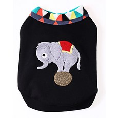 블루밍도그 서커스 애견 티셔츠, 1개