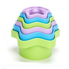 green toys 的數字概念疊杯