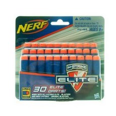 Hasbro 孩之寶 NERF 樂活打擊 Elite-Clip飛鏢 30入, 混合