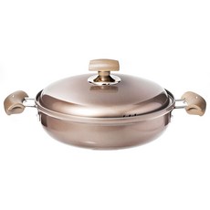 LOVE SONG 鋁製雙耳淺湯鍋, 24cm