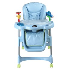 리안 유아 식탁의자, 파스텔 블루