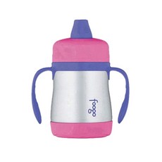 雙柄奶嘴水杯, 粉色