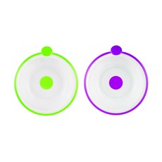 [닥터브라운] 피딩볼 - 내열온도 120℃, 색상랜덤(퍼플/그린), 2개