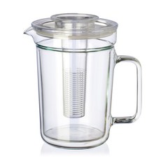 SIMAX 雙層濾網冷水壺 白色, 1L