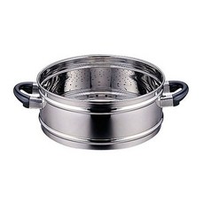 MiyaKo 雙耳不鏽鋼蒸鍋 OJ-19-M, 28厘米