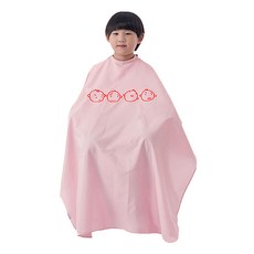 兒童專用理髮斗篷, 粉色, 1入