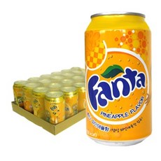 [환타] 파인애플, 355ml, 1개