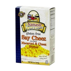 Namaste Foods 세이 치즈 마카로니 & 치즈 디너, 255g, 1개