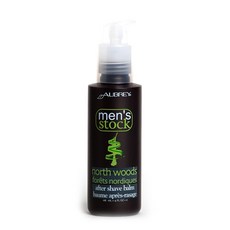 Aubrey Organics 맨스 스톡 애프터 셰이브 밤, North Woods, 1개, 118ml