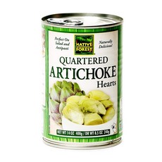 네이티브포레스트 쿼터드 아티초크 하트, 400g, 1개
