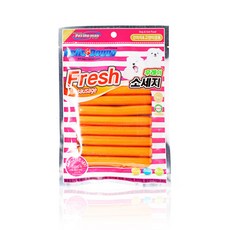 헬로도기 강아지 고양이 후레시 소세지 8p, 오리고기맛, 120g, 1개 오리고기맛, 120g, 1개