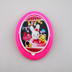 브러쉬클리너 미술용 물통, 핑크, 1개