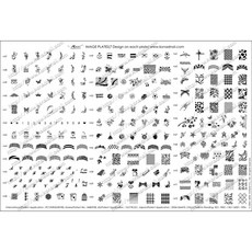 KONAD 美甲水印貼, 2號, 1組