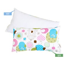 印花枕頭套, 藍色貓頭鷹款