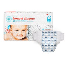 어니스트 Anchors & Stripes 밴드형 기저귀 아동공용, 1단계, 44매