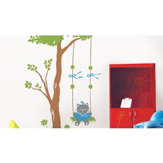 매직픽스 고양이 그네나무 포인트 스티커 TGWST-39, 혼합 색상