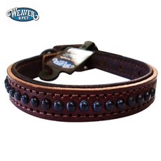 웨버 아웃러장식 가죽목줄ST19-1, 1개