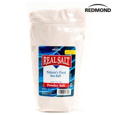 Redmond 리얼 솔트 네이처스 퍼스트 파우더 씨 솔트, 454g, 1개