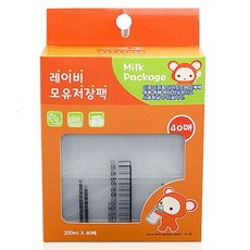 삼원캐슬 레이비 모유저장팩, 40개입, 1개