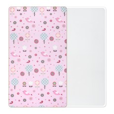 peekaboo 嬰兒網眼印花墊, 粉色鳥款