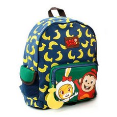 coco MoNg 香蕉印花防丟失背包, 海軍藍
