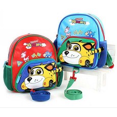 Vroomiz 印花防走失兒童背包, 天空藍, 1個