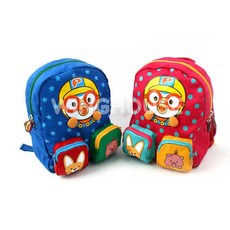 WINGHOUSE 孩童Pororo造型防走失後背包, 藍色