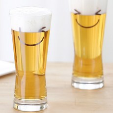 오션글라스 메트로폴리탄 스마일 맥주잔 400ml 6p, 6개
