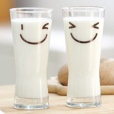 오션글라스 메트로폴리탄 스마일 맥주잔 400ml + 선물박스, 4개