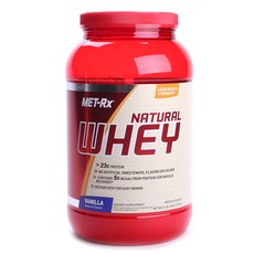 멧알엑스 내추럴 웨이 단백질 보충제, 바닐라, 907g, 1개