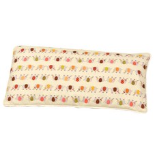 유아동 면 100% 베개커버 코끼리행진, 면100%편백파쇄베개 아이보리