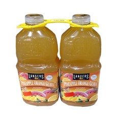 [랭거스] 파인애플 오렌지 구아바, 2개, 1.89L