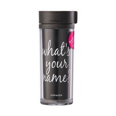락앤락 네이밍텀블러, 블랙, 300ml