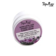 Reviva Labs 알파 리포산 비타민 C 에스터 & DMAE 크림, 7g, 1개