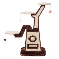 씨엠코리아 내추럴 EP 0838 고양이 캣타워, 브라운, 1개