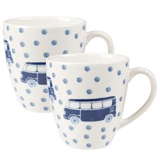 처칠 크러쉬 머그 500ml, 캠핑카, 2개