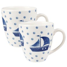 처칠 크러쉬 머그컵 500ml, 보트, 2개