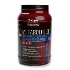 Champion Nutrition 메타볼릭 2 포스트 워크아웃 옵티마이저 초콜릿 브라우니, 1000g, 1개