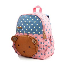 MOMO 兒童防走失後背包, 粉色