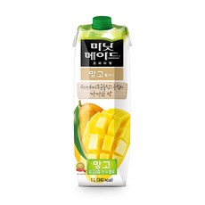 [코카콜라] 미닛메이드 테트라 망고 테트라팩, 9개, 9개, 1L