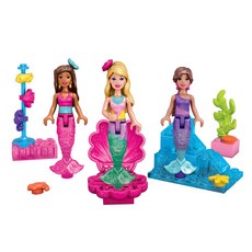 메가블럭 바비 판타지 스몰피규어 멀티팩 인어공주, 4세이상, 혼합, 1개