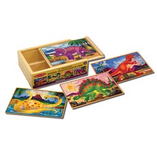 Melissa&Doug 瑪莉莎 恐龍拼圖組 MD3791, 1套