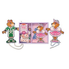 멜리사앤더그 MD3776 곰 옷 실꿰기, 혼합색상, 1개