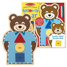 멜리사앤더그 곰돌이 단추 실꿰기 MD9492, 1개