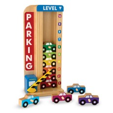 瑪莉莎Melissa&Doug 木製堆疊停車庫 MD5182, 1組