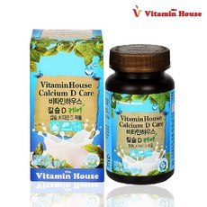[비타민하우스] 칼슘D 케어, 60정, 1개