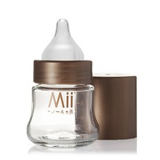 MiiBABY 玻璃奶瓶 118ml, 第2階段, 透明